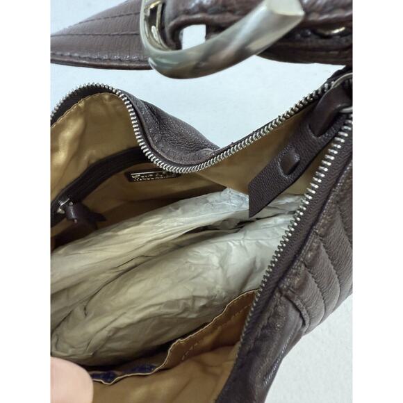 STUART WEITZMAN Brown Medium Hobo Shoulder Handbag‎ - Picture 4 of 10